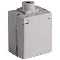 Enzo perilex opbouw stopcontact | 16a | swd | grijs | abl 2441860 - 4052965 - thumbnail
