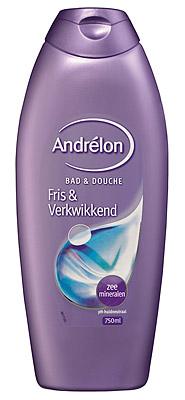 Andrelon Douche en bad fris & verkwikkend (750 ml)