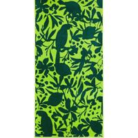 Cawö Cawo Beach Tropical Jacquard Strandlaken 80x180 jungle - thumbnail