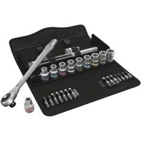 Wera 8100 SC 10 Zyklop Metal-ratelset doorsteekvierkant, 1/2"-aandrijving, inch , 28 -delig - 1 stuk(s) - 05004080001 - thumbnail