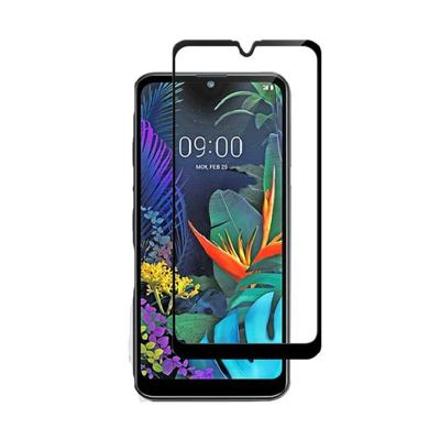 Ultradun helder 9H 2.5 D explosieveilige Full Screengehard glas film voor LG G8S ThinQ (zwart)