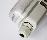 Philips LED Ledinaire WT050C 2xTLED L1500 LED-lamp voor vochtige ruimte LED T8 Wit Grijs, Wit - thumbnail