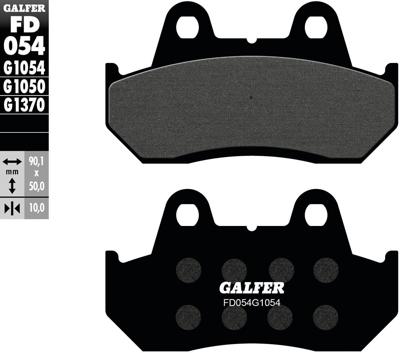 GALFER remblokken "fd054" brake pad fd054 g1054 organic