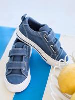 Gekraakte manden voor kinderen, kleutercollectie marineblauw - thumbnail