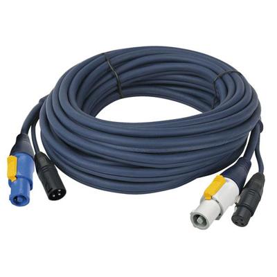 DAP Powercon/XLR audio combikabel 75cm