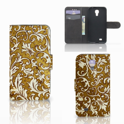 Wallet Case Samsung Galaxy S4 Barok Goud