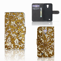 Wallet Case Samsung Galaxy S4 Barok Goud - thumbnail