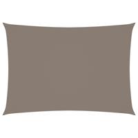 Zonnescherm rechthoekig 3,5x4,5 m oxford stof taupe - thumbnail