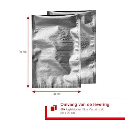 Solis Lightblocker Plus vacuumzak 20 x 30 cm (50pcs) Kookaccessoires