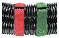 Hama Klett-Kabelbinder mit Öse, wiederverwendbar, 20 x 250 mm, farbig, 9 Stück Klittenband kabelbinder Zwart, Groen, Rood 9 stuk(s) - thumbnail