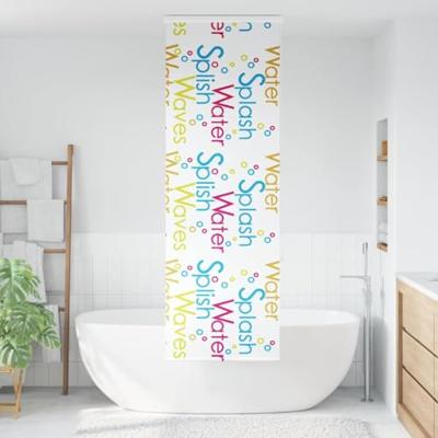 Doucherolgordijn met cassette 80x240 cm stofbreedte 76 cm