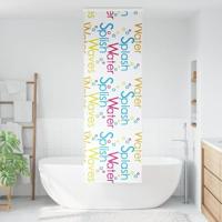 Doucherolgordijn met cassette 80x240 cm stofbreedte 76 cm - thumbnail