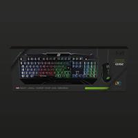 MediaRange MRGS102-UK toetsenbord Inclusief muis Gamen USB QWERTY UK International Zwart - thumbnail