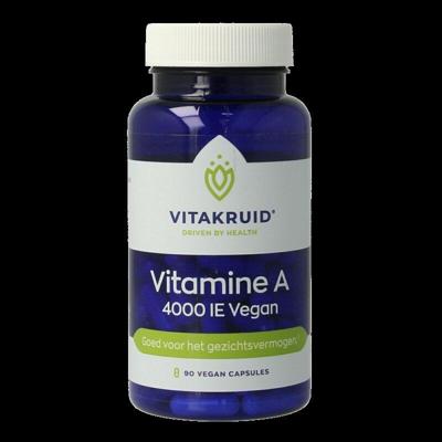 Vitakruid Vitamine A 4000 IE Vegan Capsules Vitakruid Vitamine A 4000 IE Vegan Capsules