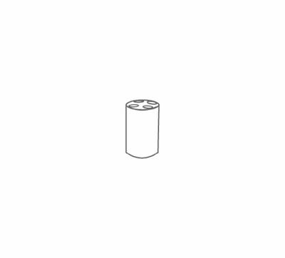 Tandenborstelhouder Sapho Little Rock Vrijstaand Polyresin Beige - thumbnail