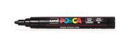 Uni-Posca Posca marker, afm pc-5m, lijndikte 2,5 mm, medium, zwart, 1 stuk - thumbnail