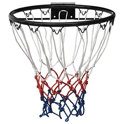 Basketbalring 39 cm staal zwart - thumbnail