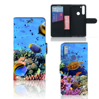 Motorola Moto G8 Telefoonhoesje met Pasjes Vissen - thumbnail