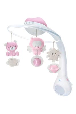 Infantino 3 in 1 muziekmobiel met lampje roze Infantino 3 in 1 muziekmobiel met lampje roze
