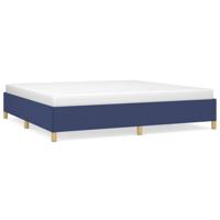 Bedframe zonder matras stof blauw 200x200 cm - thumbnail