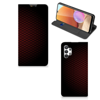 Samsung Galaxy A32 4G | A32 5G Enterprise Editie | Hoesje met Magneet | Geruit Rood - thumbnail