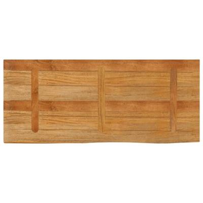 Tafelblad met natuurlijke rand 140x60x3,8 cm massief mangohout