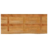 Tafelblad met natuurlijke rand 140x60x3,8 cm massief mangohout - thumbnail