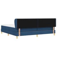 Boxspringbed met matras creme 90x200 cm stof Blauw 200 x 200 cm - thumbnail