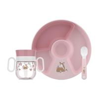 Mepal little dutch fairy garden babyservies 3-delig roze - thumbnail