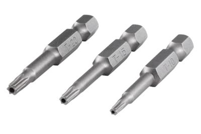 Wolfcraft Bit-set | TORX® met boring | Maat 10, 15, 20 | 3-delig - 1261000