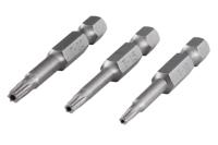 Wolfcraft Bit-set | TORX® met boring | Maat 10, 15, 20 | 3-delig - 1261000 - thumbnail