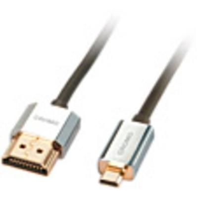 Kabel HDMI naar Micro HDMI LINDY 41680 50 cm Zwart/Gris Kabel HDMI naar Micro HDMI LINDY 41680 50 cm Zwart/Gris