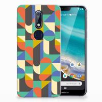 Nokia 7.1 | TPU bumper | Funky Retro - thumbnail