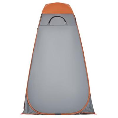 Privacytent pop-up waterdich grijs en oranje - thumbnail