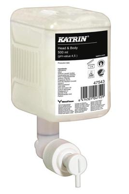 Handzeep katrin head and body vloeibaar 500ml | 12 stuks