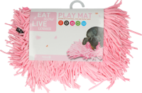 Eat Slow Live Longer Play Mat Pink - thumbnail