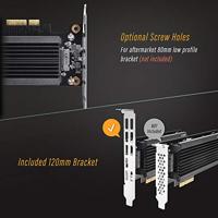 Icy Dock MB987M2P-1B interfacekaart/-adapter Intern M.2 - thumbnail
