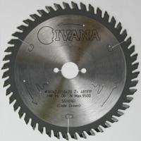 Ivana cirkelzaagblad - Z=48TFP plaatwerk - Ø160x2.2/1.6x20mm - thumbnail