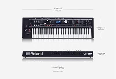 Roland VR-09-B synthesizer Digitale synthesizer 61 Zwart Roland VR-09-B synthesizer Digitale synthesizer 61 Zwart