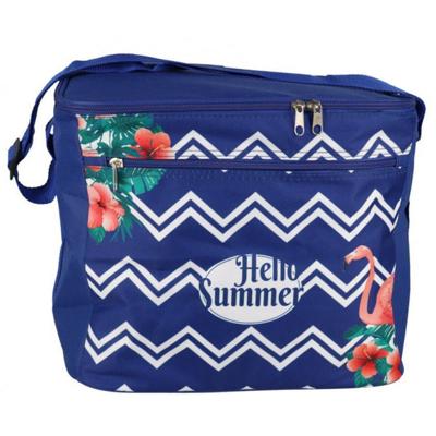 Gerimport koeltas Hello Summer 31,5 cm 18 liter polyester blauw Gerimport koeltas Hello Summer 31,5 cm 18 liter polyester blauw