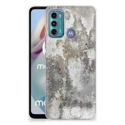 Motorola Moto G60 | TPU | Siliconen hoesje | Beton Print Motorola Moto G60 | TPU | Siliconen hoesje | Beton Print