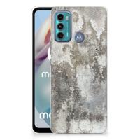 Motorola Moto G60 | TPU | Siliconen hoesje | Beton Print - thumbnail