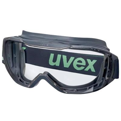 uvex megasonic planet 9320295 Veiligheidsbril Incl. UV-bescherming Grijs, Groen EN 166:2001, EN 170:2002