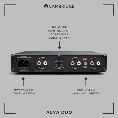 Cambridge Audio: DUO Phono Voorversterker - Zilver Cambridge Audio: DUO Phono Voorversterker - Zilver