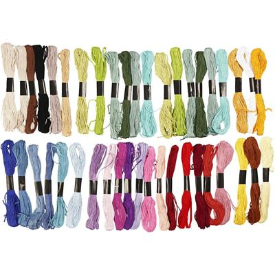 Creativ Company Borduurgaren, 42 kleuren Creativ Company Borduurgaren, 42 kleuren