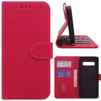 Samsung S10 Plus Hoesje Roze met Pasjeshouder - thumbnail