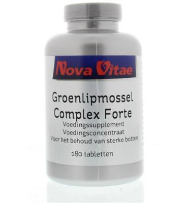 Nova Vitae Groenlipmossel complex forte 180 Tabletten