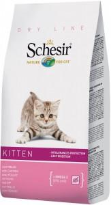 Schesir Cat Kitten Kip, droog kattenvoer voor jonge kittens, zak van 1,5 kg