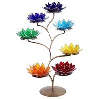 Chakra Lotus Display Metaal - thumbnail