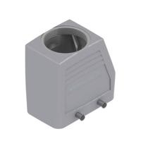 Behuizing (industriële connector), kabelingang boven, stekkerbehuizing, dwarsbeugel aan de onderkant, formaat: 4, IP65 (in ingestoken toestand) HDC 24D TOBU - thumbnail